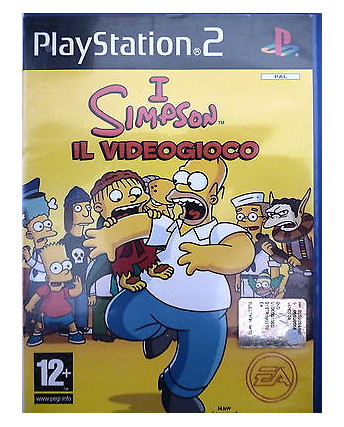 VIDEOGIOCO PER PlayStation 2: THE SIMPSON IL VIDEOGIOCO  - 12+