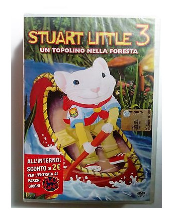 STUART LITTLE 3 - UN TOPOLINO NELLA FORESTA * DVD BLISTERATO!