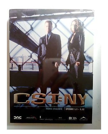 CSI: NY - PRIMA STAGIONE EP. 1.1/1.12 * COFANETTO DVD BLISTERATO!