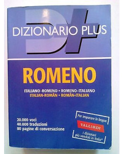 Dizionario Plus ROMENO ITA/ROME-ROME/ITA NUOVO! -50%! ed. Vallardi A72