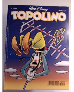 Topolino n.2187 -28 Ottobre 1997- Edizioni Walt Disney