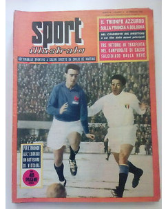 Sport Illustrato n. 8 1956 Trionfo Azzurro sulla Francia Campionato Calcio FF14