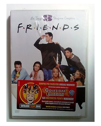 FRIENDS - TERZA STAGIONE * COFANETTO DELUXE 5 DVD BLISTERATO!