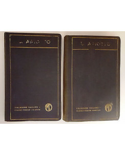 Ludovico Ariosto: Orlando Furioso ed. Vallardi 1922 ristampa 2 volumi A33