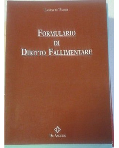 E.de Pandis: Formulario di Diritto Fallimentare ed. De Angelis A21