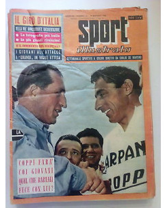 Sport Illustrato n. 21 1956 Coppi Bartali Giro d'Italia Foto e Rivelazioni FF14
