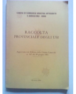 Raccolta Provinciale degli Usi Revisione 1980 ed. Pinto [SR] A64