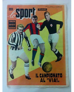 Lo Sport n. 3 1956 - Campionato Al Via: Formazioni, Curiosità, Statistiche FF14