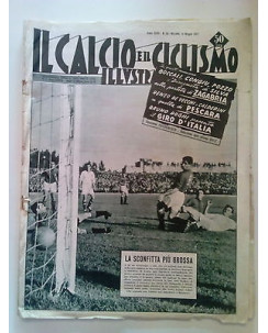 Il Calcio e il Ciclismo Illustrato n. 20 1957 - Boccali - De Vecchi -Bruno Roghi