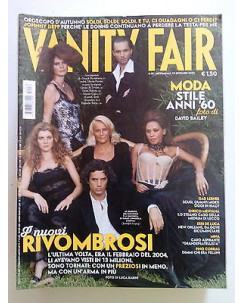 VANITY FAIR 29 set. 2005 * JONNY DEEP, ELISA DI RIVOMBROSA - SR