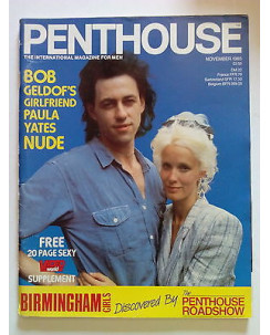 PENTHOUSE 1985 Vol. 20 N. 11 - ENGLISH * PAULA YATES, ROSIE HERON - SR