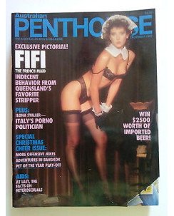 PENTHOUSE 1987 Vol. 8 N. 12 - ED. AUSTRALIAN * ILONA STALLER, FIFI - SR