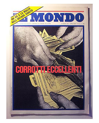 Il Mondo n. 12 18 mar 1976 * CORROTTI ECCELLENTI - No a La Malfa- FF08
