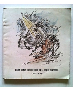 Festa della Conversione di S. Paolo Apostolo - illustrazioni G.  Macrì 1986 S006