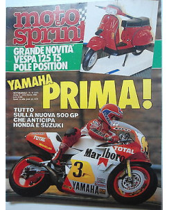 MOTO SPRINT   n.10  6/12mar  1985   Yamaha-Honda-Suzuki-500GP    [SR]