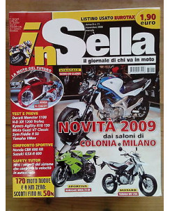In Sella n. 11 nov. 2008 - Kawasaki Ninja ZX-6R, Yamaha WR 125X, Ducati Monster