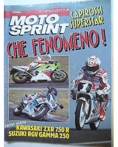 MOTO SPRINT   n.16  17/23apr   1991   Capirossi-Kawasaki-Suziki     [SR]