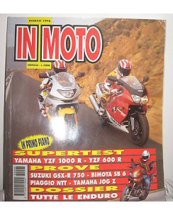 IN MOTO N.3 Anno X marzo 1996 Yamaha YZF 1000R-YZF 600R Piaggio NTT  