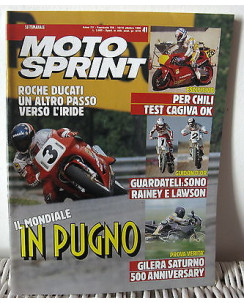 Motorsprint N. 41 Anno XV Roche Ducati Rainey Lawson Gilera Saturno 