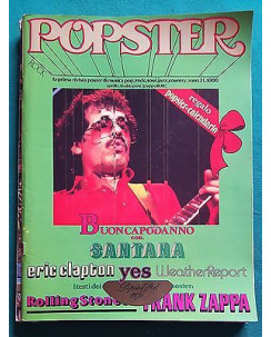 Popster n. 20 - Santana, Eric Clapton, Yes, Rolling Stones, No Poster