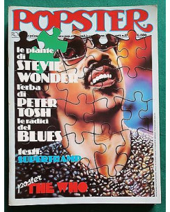 Popster n. 3/27 - Stevie Wonder, Peter Tosh, Radici Blues, Supertramp, No Poster