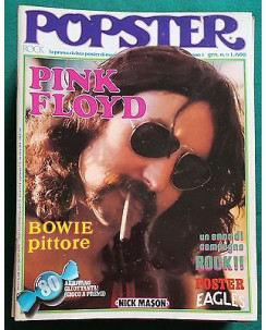 Popster n. 4/31 - Pink Floyd, Bowie Pittore, Poster Eagles