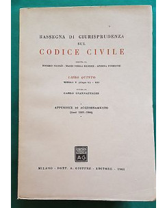 Rassegna Giurisprudenza Codice Civile L. 5 t. 5 (capo V)/7 Giuffrè A83