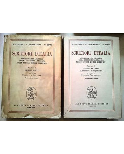 Sapegno, Trombatore, Bigni: Scrittori d'Italia 2 vol. La Nuova Italia [RS] A23