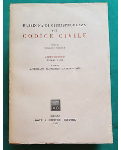 Rassegna Giurisprudenza Codice Civile L. 5 t. 5/11 Giuffrè  A83