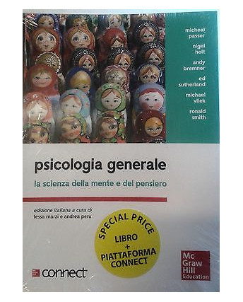 Psicologia Genereale + piattaforma Connect ed. Pearson NUOVO sconto 40% A77