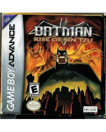 Videogioco NINTENDO GAME BOY ADVANCE:BATMAN RISE OD SIN TZU BOX libretto