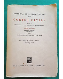 Rassegna Giurisprudenza Codice Civile L. 4 t. 3 c 1/15 a 1470-1822 Giuffrè A83