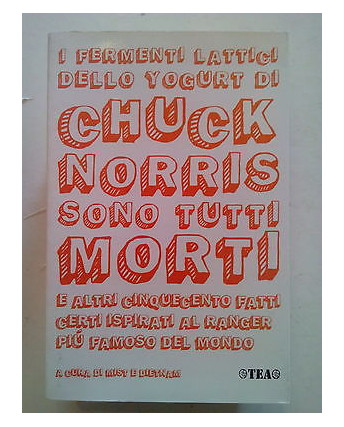 I Fermenti Lattici dello Yogurt di Chuck Norris Sono Tutti Morti -50% A73