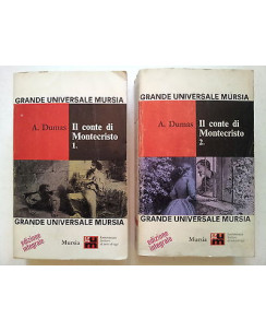 A. Dumas: Il Conte di Montecristo ed. Integrale Mursia 1966 2 vol. [RS] A23 