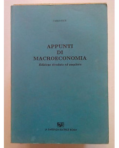Carlo Pace: Appunti di Macroeconomia La Sapienza A73