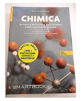 CHIMICA di Martin S.Silberberg, 3/ed. McGraw Hill, CONNECT SMARTBOOK, -40%  A77
