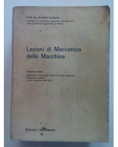 Arnaldo Castagna: Lezioni di Meccanica delle Macchine vol. I - ed. Ateneo A18