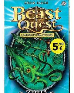 Adam Blade:Beast Quest armatura oro ed.Salani NUOVO sconto 50% A36