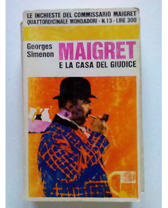 George Simenon: Maigret e la casa del giudice ed. Mondadori [SR] A68