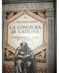 C.Sallustio Crispo: La congiura di Catilina Soietà Editrice Intern.le [RS] A47
