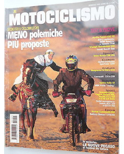 MOTOCICLISMO   n.2  feb  1995  Aprilia Pegaso650-BMW Roadster-Yamaha TDM    [SR]