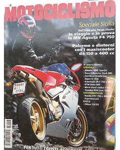MOTOCICLISMO   n.6 giu 1999  MV Augusta F4 750-Ducati Monster-Honda      [SR]