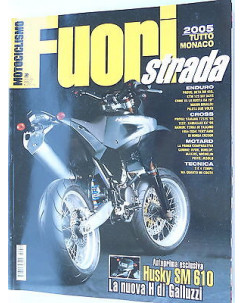 MOTOCICLISMO FUORI strada  n.10  ott  2004   Husky SM610-Beta RR450-KTM 125 R13