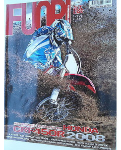 MOTOCICLISMO FUORI strada  n.10  ott  2007   Honda CRF450R-Yamaha XT660Z R14