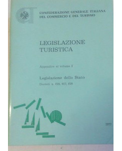 Legislazione turistica appendice vol.1 decreti 616/17/18 A19