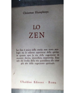 Christmas Humphreys: Lo Zen Ubaldini Editore [RS] A27