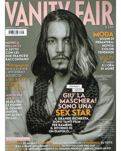 VANITY FAIR n. 5  9 feb 2006 J.Depp - A.Jolie - M.Bellucci - Mina - Totti
