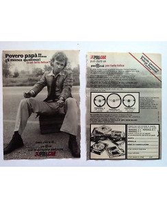 P72.003 Pubblicità Advertising AUTOPISTE POLICAR - POLISTIL * 1972 * 2 PAGINE!
