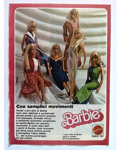 P72.026 Pubblicità Advertising I NUOVI ABITI DI BARBIE! * 1972 *