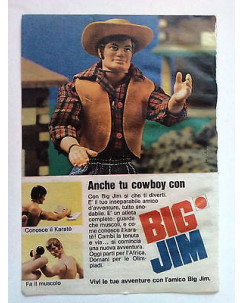 P73.006 Pubblicità Advertising ANCHE TU COWBOY CON BIG JIM * 1973 *
